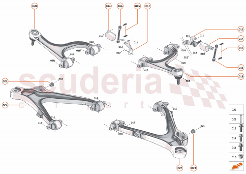 Part Diagram for McLaren 13BA155CP