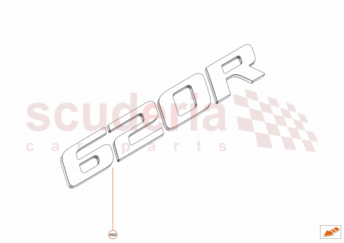 Part Diagram for McLaren 31AA043CP
