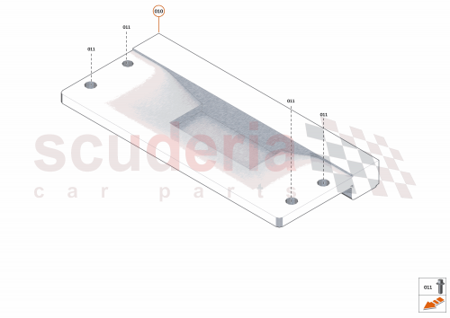Part Diagram for McLaren 00RB031