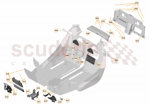 Part Diagram for McLaren 13NA034SP