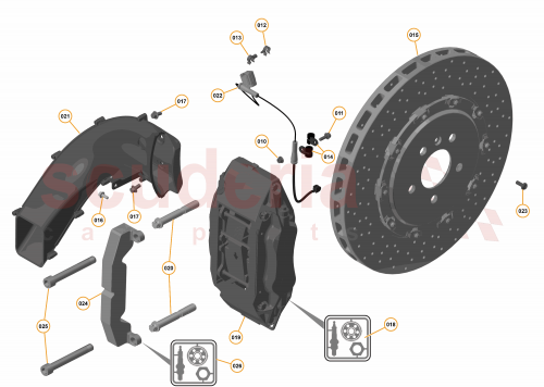 Part Diagram for McLaren 11CA018CP