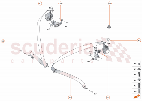 Part Diagram for McLaren 11N2822MP