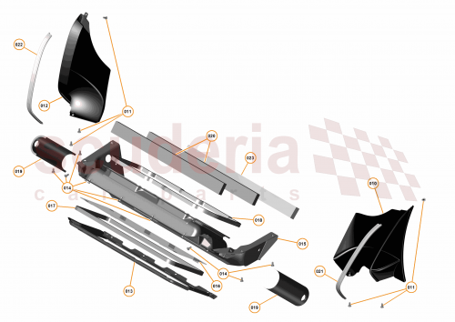 Part Diagram for McLaren 11A8745CP