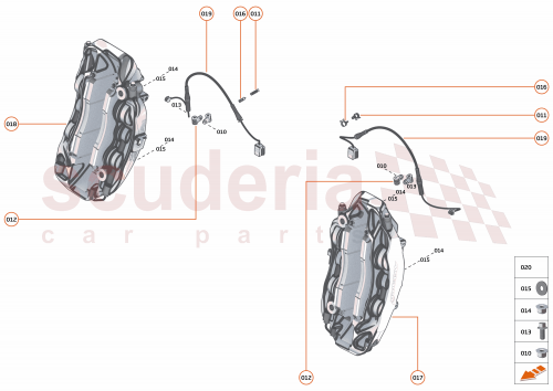 Part Diagram for McLaren 15BA145RP