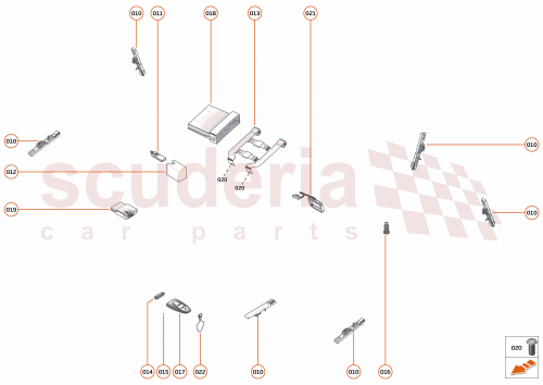 Part Diagram for McLaren 16MA957CP
