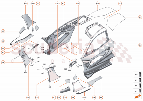 Part Diagram for McLaren 15AA679CP