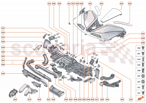 Part Diagram for McLaren 14NA026RP