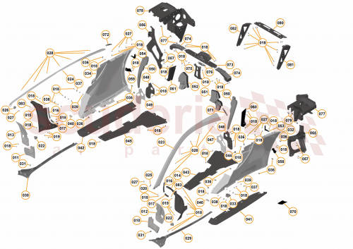 Part Diagram for McLaren 13AA891CP