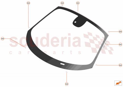 Part Diagram for McLaren 28AA009SP