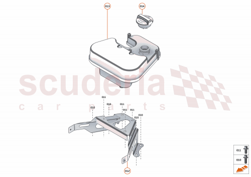 Part Diagram for McLaren 13LA002CP