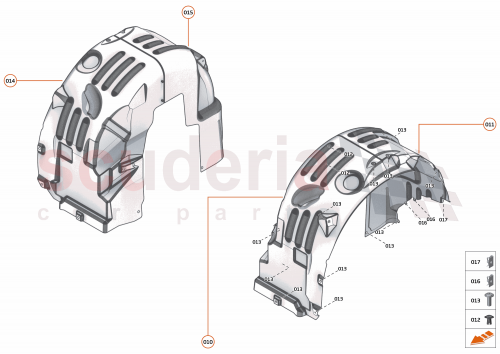 Part Diagram for McLaren 28AA257CP