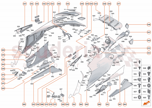 Part Diagram for McLaren 14AA952SP