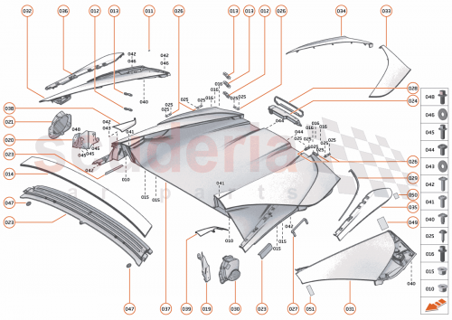 Part Diagram for McLaren 00RA344