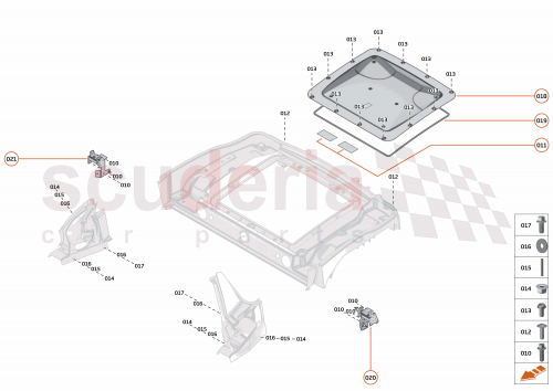 Part Diagram for McLaren 00RA606