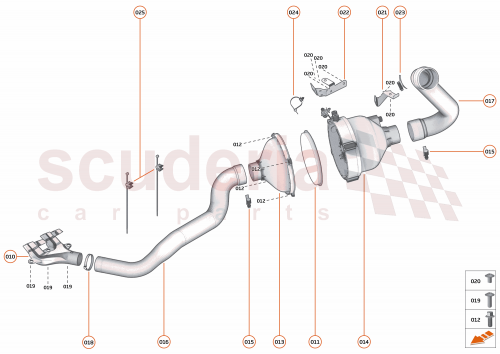 Part Diagram for McLaren 16JA603CP