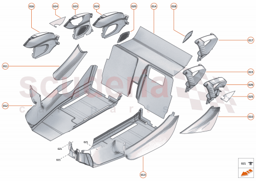 Part Diagram for McLaren 13NA445RP