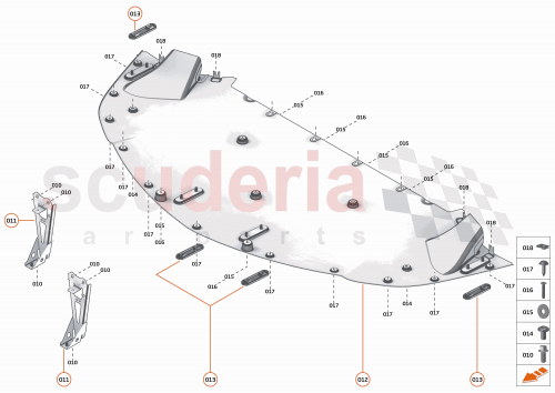 Part Diagram for McLaren 13A6500CP