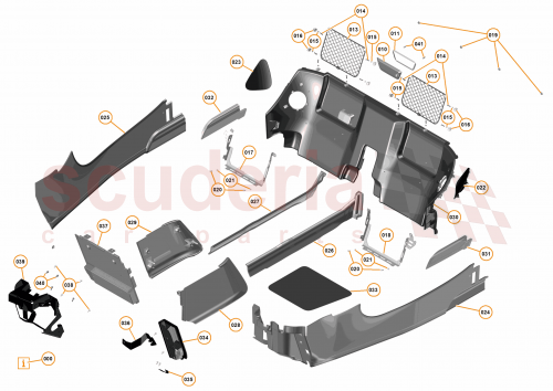 Part Diagram for McLaren 00RA595
