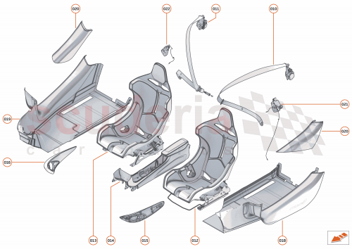 Part Diagram for McLaren 13NA386MP