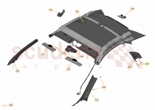 Part Diagram for McLaren 11N2433CP