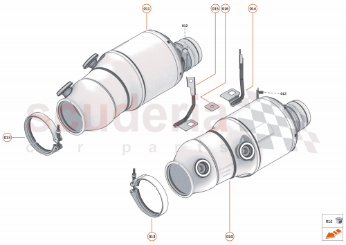 Part Diagram for McLaren 16HA316CP