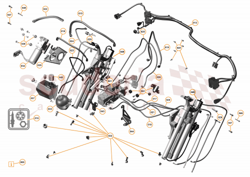 Part Diagram for McLaren 11K0107CP