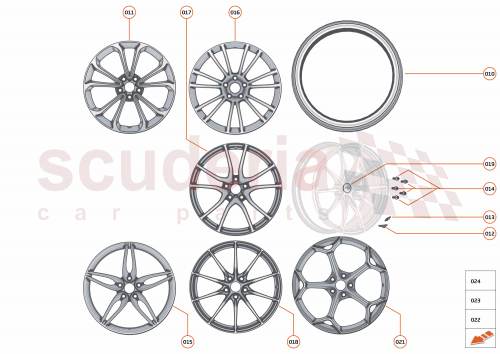 Part Diagram for McLaren 13BA026CP