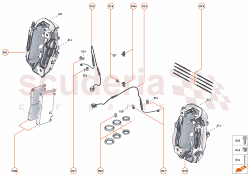 Part Diagram for McLaren 11C0525CP