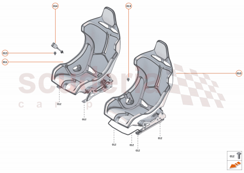 Part Diagram for McLaren 13NA188MP