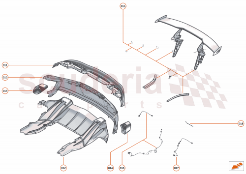 Part Diagram for McLaren 13A2153MP