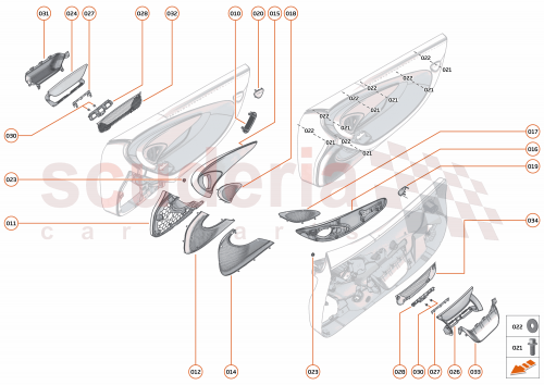 Part Diagram for McLaren 13N2155CP
