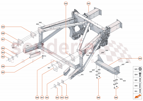 Part Diagram for McLaren 13AB420RP