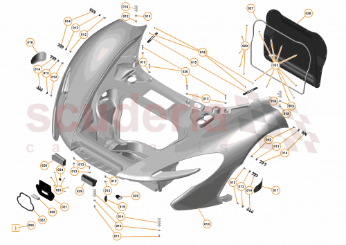 Part Diagram for McLaren 14NA332MP