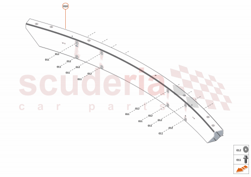 Part Diagram for McLaren 13A0019CP