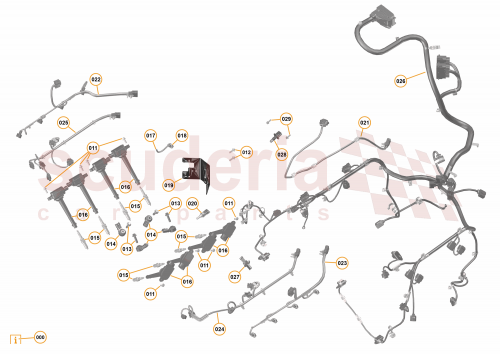 Part Diagram for McLaren 13M1178CP