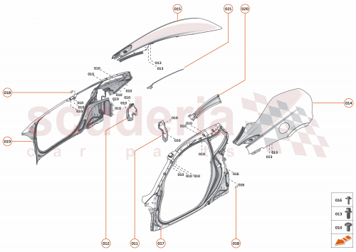 Part Diagram for McLaren 13AB077CP