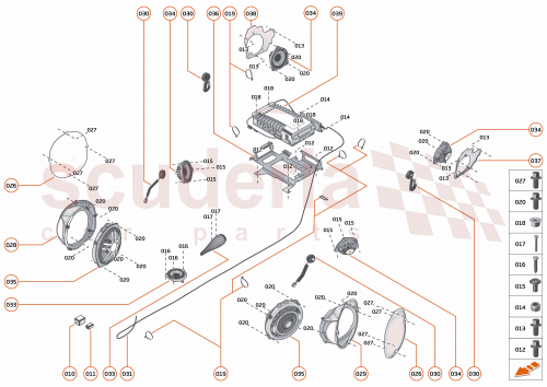 Part Diagram for McLaren 13MA265RP