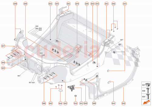 Part Diagram for McLaren 14NA520MP