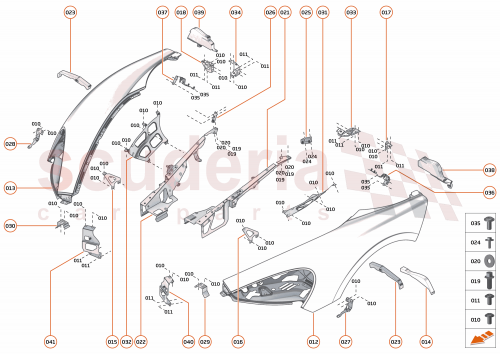Part Diagram for McLaren 13A5742CP