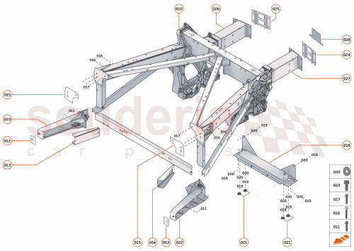 Part Diagram for McLaren 14AB838CP