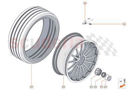 Part Diagram for McLaren 15BA240CP