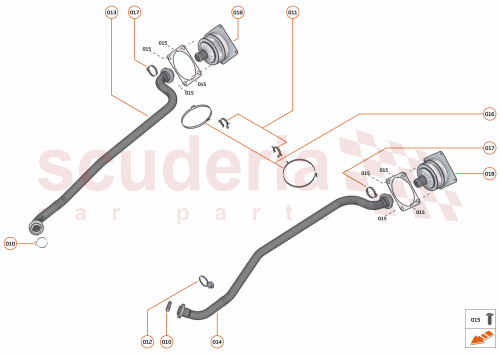 Part Diagram for McLaren 13HA014RP