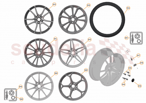 Part Diagram for McLaren 13BA427RP