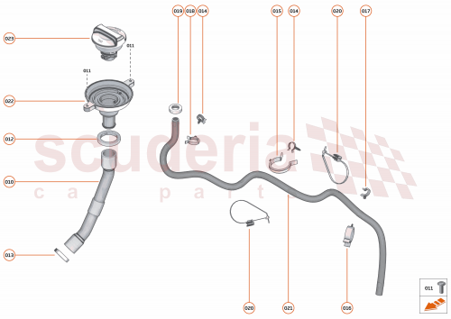 Part Diagram for McLaren 13FA051CP