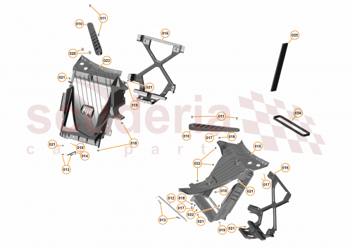 Part Diagram for McLaren 13A1027CP