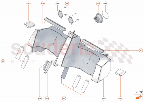 Part Diagram for McLaren 14NA296RP