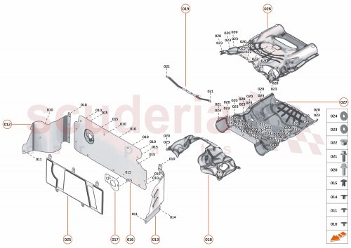 Part Diagram for McLaren 16AA226MP
