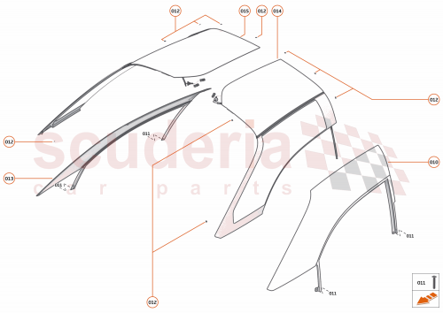 Part Diagram for McLaren 14PA051CP