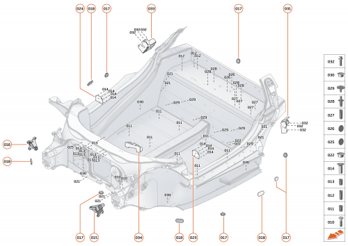 Part Diagram for McLaren 14NA357RP