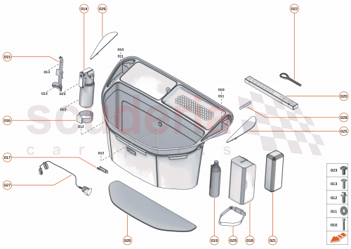 Part Diagram for McLaren 14NA188RP